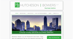 Desktop Screenshot of hutchesonbowers.com